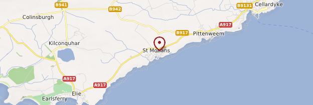 Carte Saint Monans - Écosse
