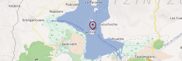 Carte Isla de Janitzio - Mexique