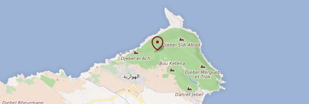 Carte El Haouaria - Tunisie