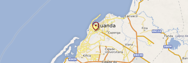Carte Luanda - Angola