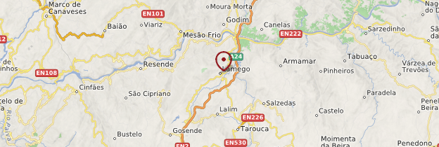 Carte Lamego - Portugal