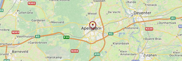 Carte Apeldoorn - Pays-Bas