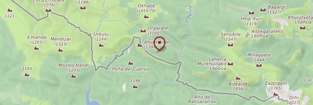 Carte Forêt d'Iraty - Pays basque et Béarn