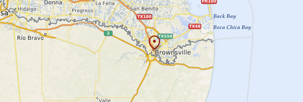 Carte Brownsville - États-Unis