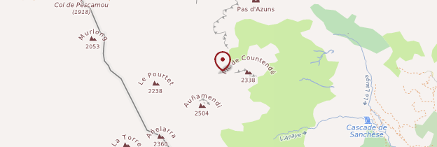 Carte Pic d'Anie - Pays basque et Béarn