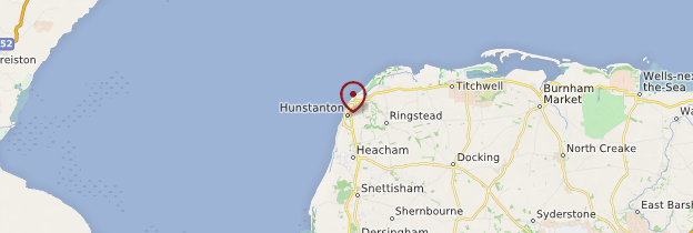 Carte Hunstanton - Angleterre