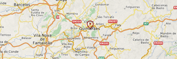 Carte Guimarães - Portugal