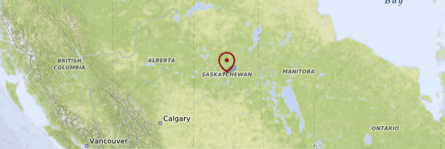 Carte Saskatchewan - Canada