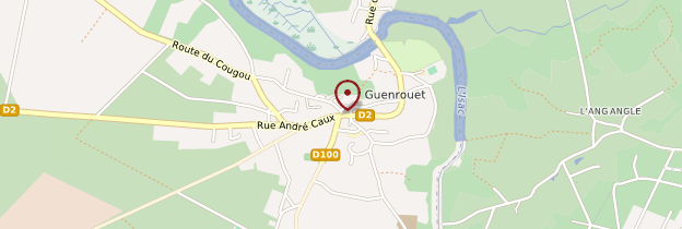 Carte Guenrouët - Pays de la Loire