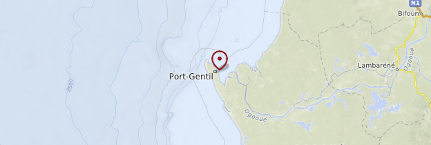 Carte Port-Gentil - Gabon