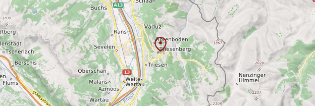Carte Triesenberg - Liechtenstein