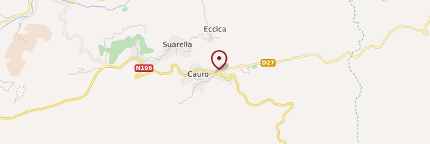 Carte Cauro - Corse
