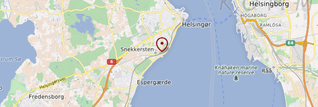 Carte Snekkersten - Danemark