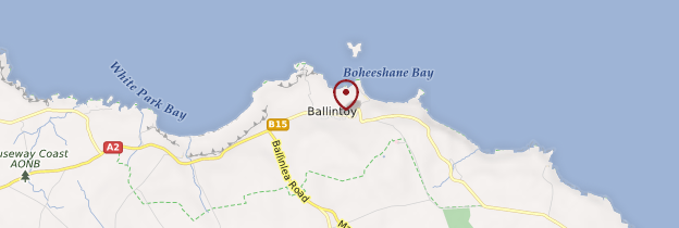 Carte Ballintoy - Irlande