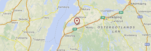 Carte Rökstenen (pierre de Rök) - Suède
