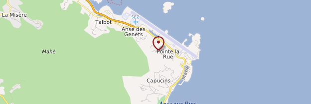 Carte Pointe La Rue - Seychelles