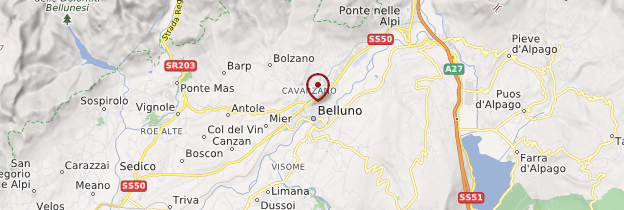 Carte Belluno - Italie