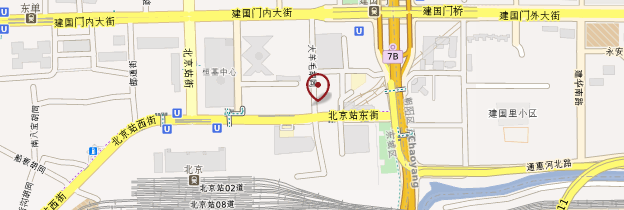 Carte Gare de Pékin - Pékin (Beijing)