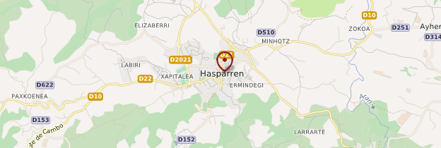 Carte Hasparren - Pays basque et Béarn