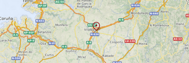 Carte Vilalba - Espagne