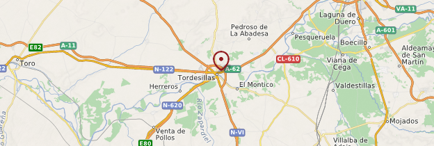 Carte Tordesillas - Espagne