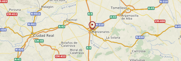 Carte Manzanares - Espagne