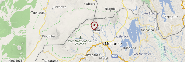 Carte Kinigi - Rwanda