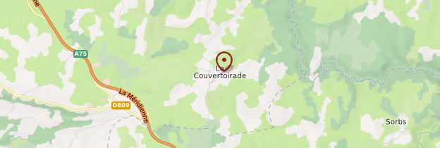Carte La Couvertoirade - Midi toulousain - Occitanie