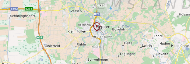 Carte Meppen - Allemagne