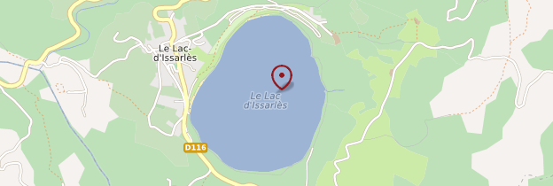 Carte Lac d'Issarlès - Ardèche, Drôme