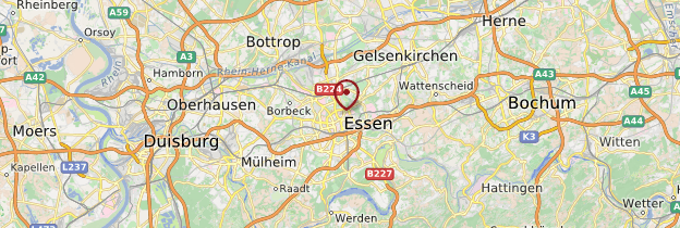 Carte Essen - Allemagne