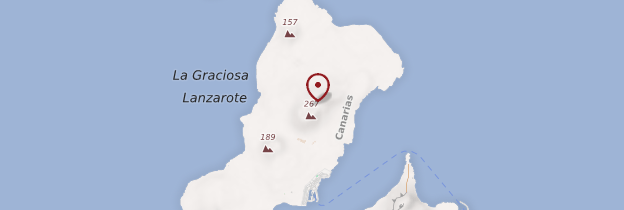 Carte Île de La Graciosa - Lanzarote