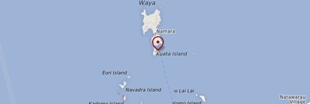 Carte Kuata Island - Îles Fidji
