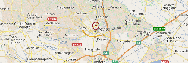 Carte Treviso (Trévise) - Italie