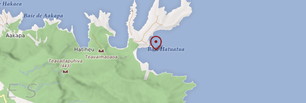 Carte Baie d' Hatuatua - Polynésie française